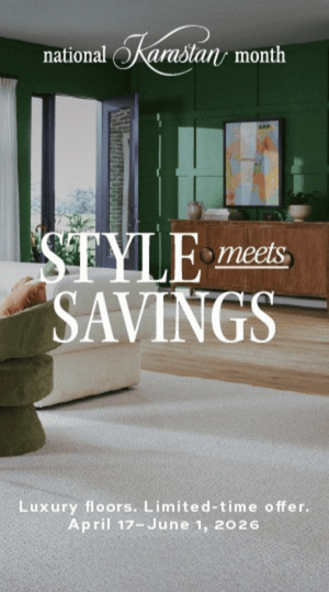 image of a couple moving into home with hard surface flooring