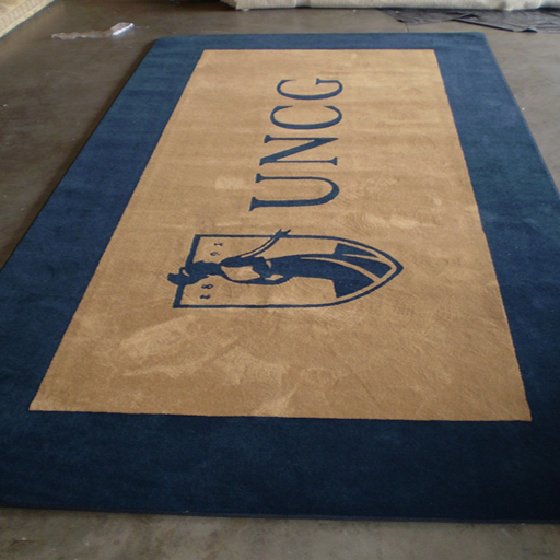 Custom college area rugs in North Carolina 